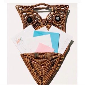 Wicker mail holder | Urban Outfitters